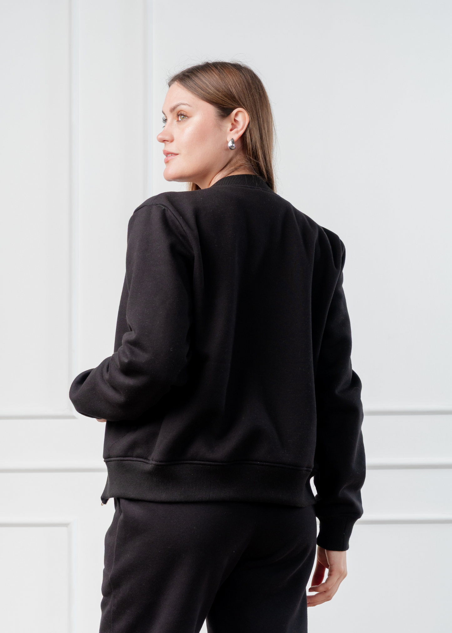 Bomber Jacket Negro