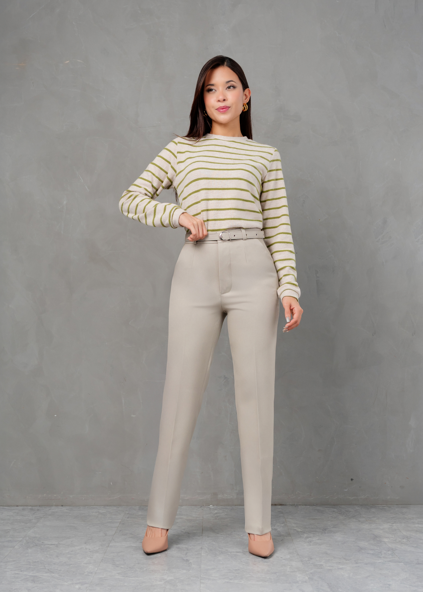 Pantalón Alana Hueso