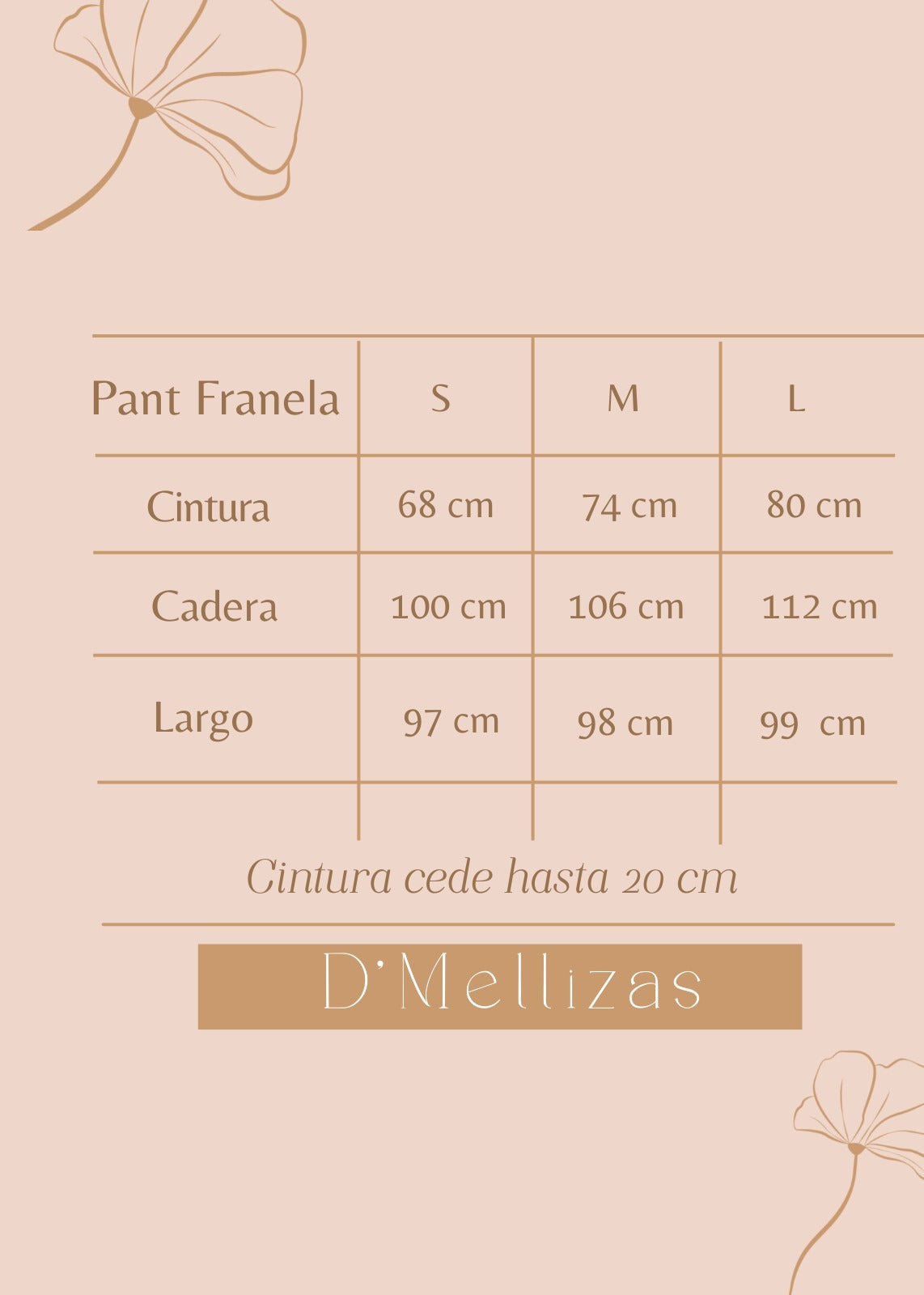 Pantalón Franela Chocolate