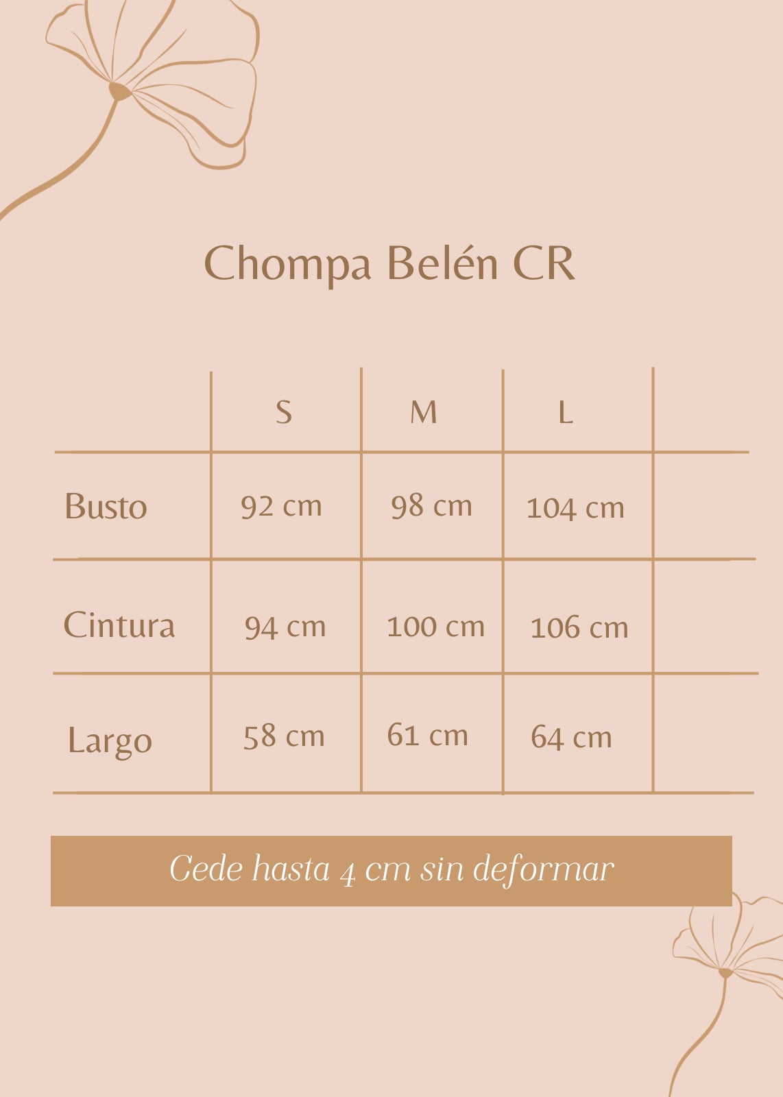 Chompa Belén Cuello redondo