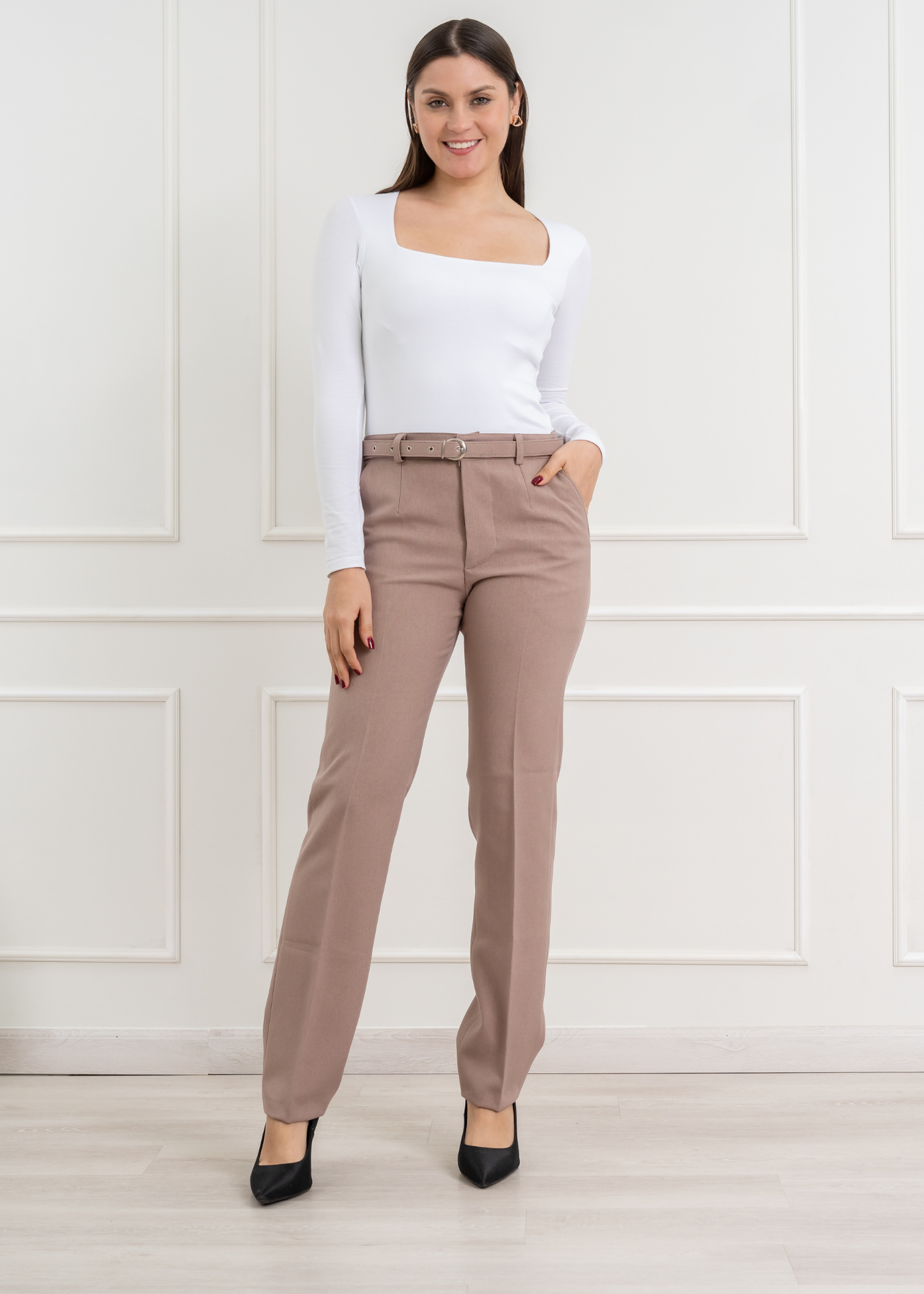 Pantalón Alana Beige