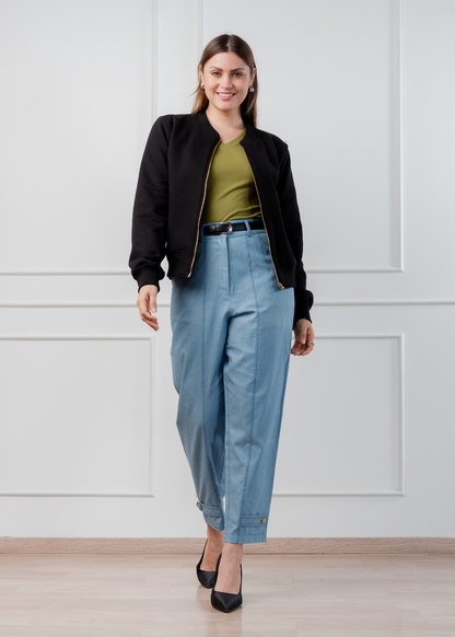 Bomber Jacket Negro