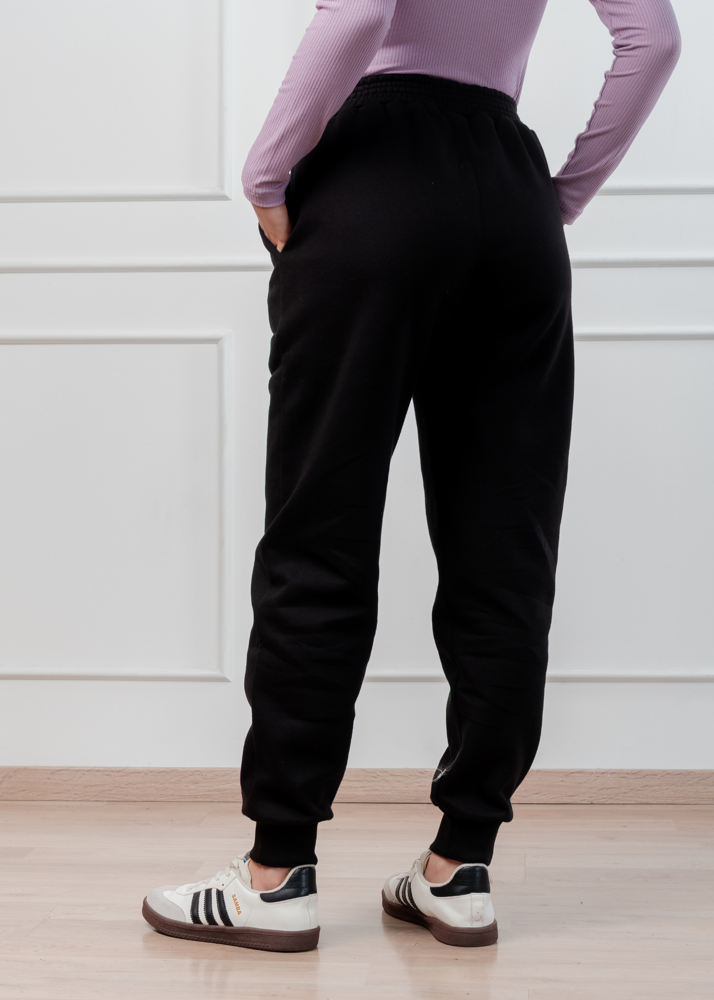 Jogger Franela Negro