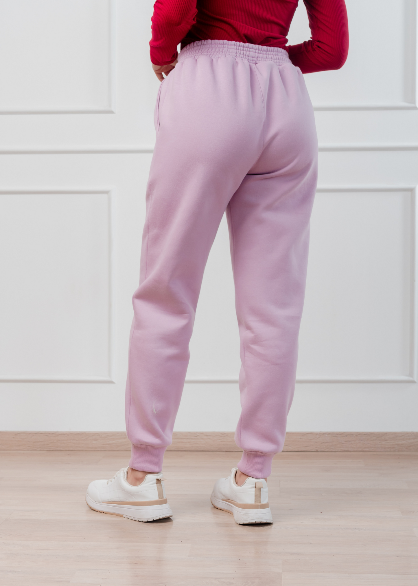Jogger Franela Rosa