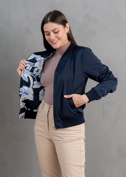 Jacket Reversible Azul