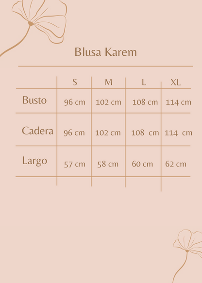 Blusa Karem