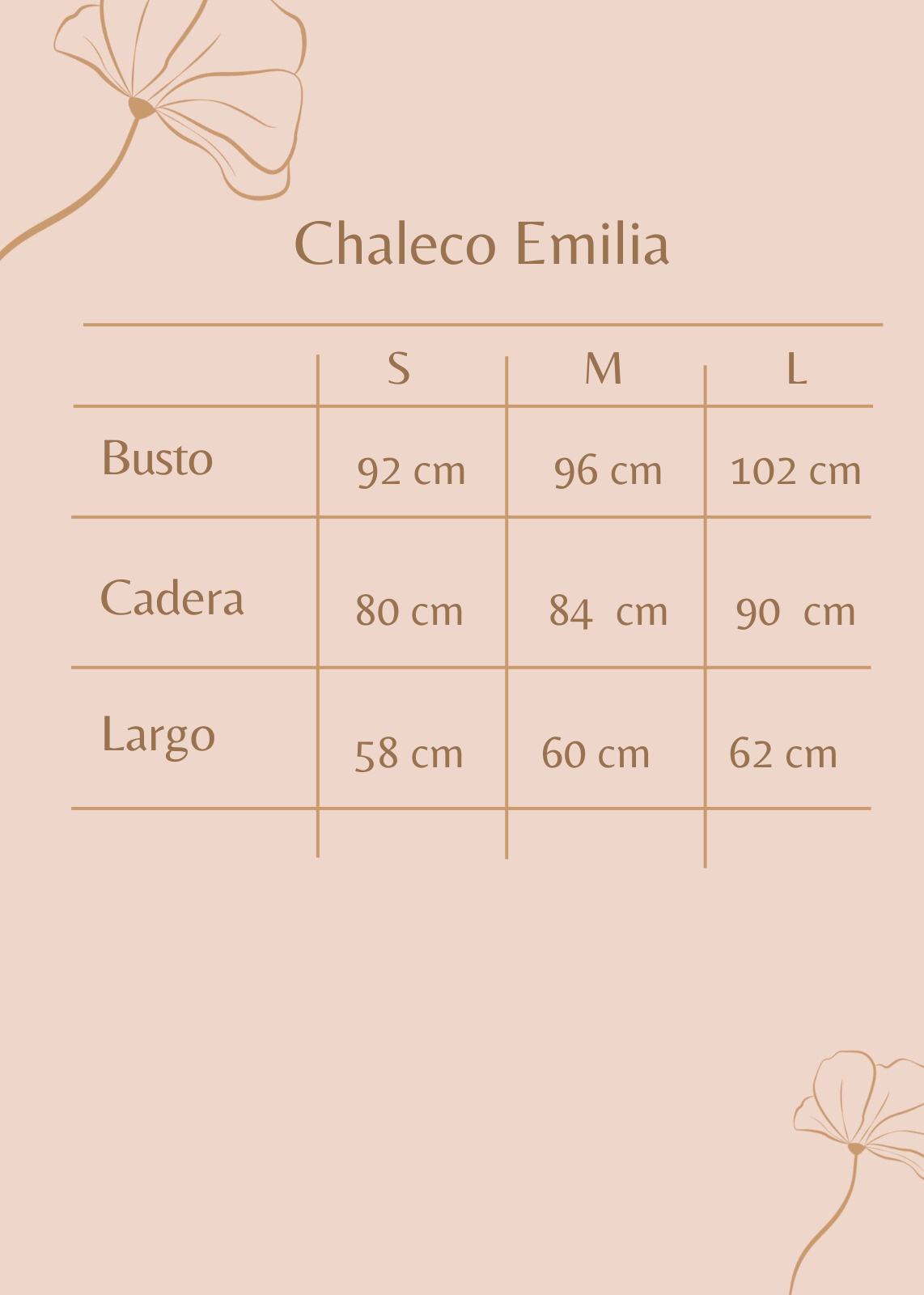 Chaleco Emilia Beige