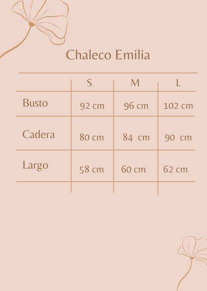 Chaleco Emilia Beige