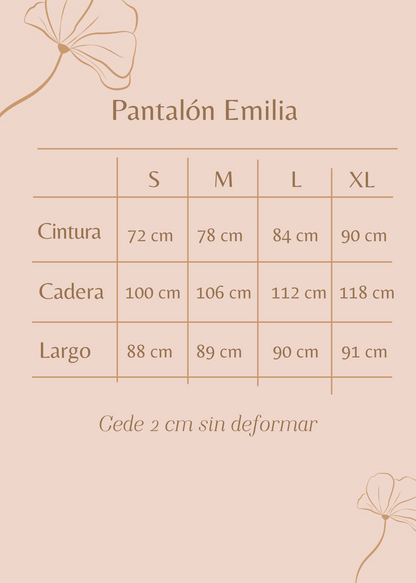 Pantalón Emilia Plata