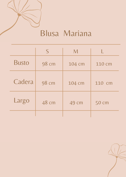 Blusa Mariana 3/4