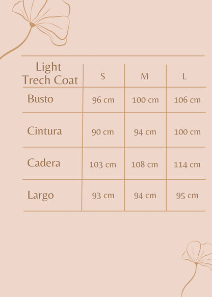 Light Trench Negro
